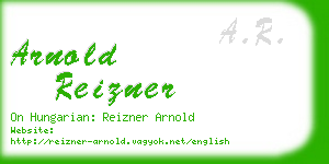 arnold reizner business card